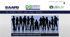 Desktop Screenshot of disabilityequalityindex.org